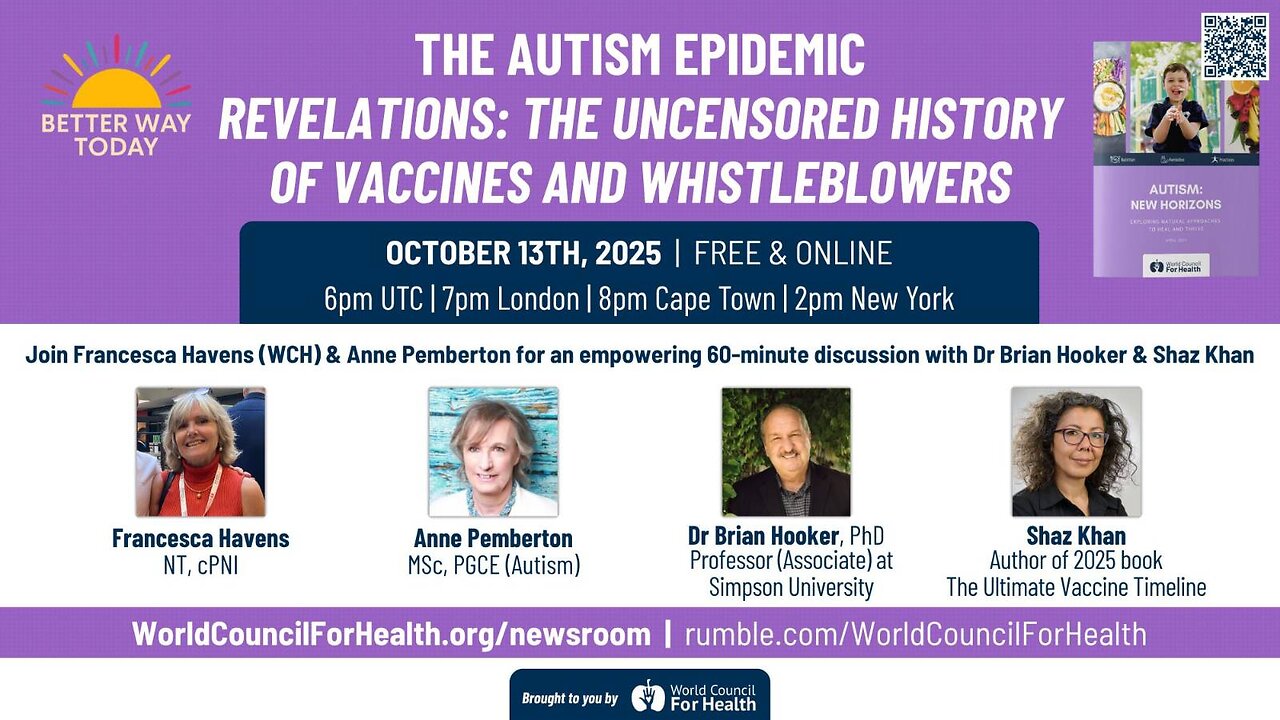 The Autism Epidemic Revelations: The Uncensored History of Vaccines and Whistleblowers