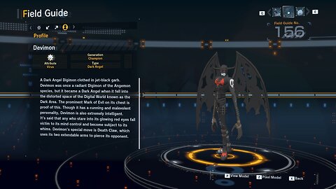 devimon all digivolution/de-digivolution/profile Digimon Story Time Stranger