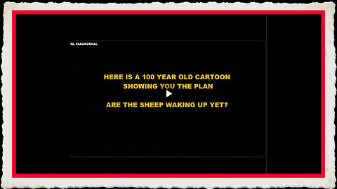 100 YEAR OLD CARTOON ABOUT COVID - WHATS HAPPENING NOW BEING SHOWN TO US 100 YEARS AGO