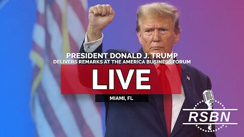 LIVE REPLAY: President Trump Delivers Remarks at the America Business Forum in Miami - 11/5/25
