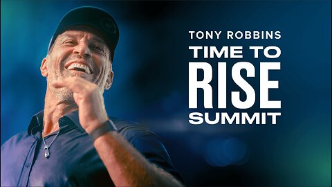 Watching Tony Robbins Time to Rise Summit. Tryna be POSITIVE!