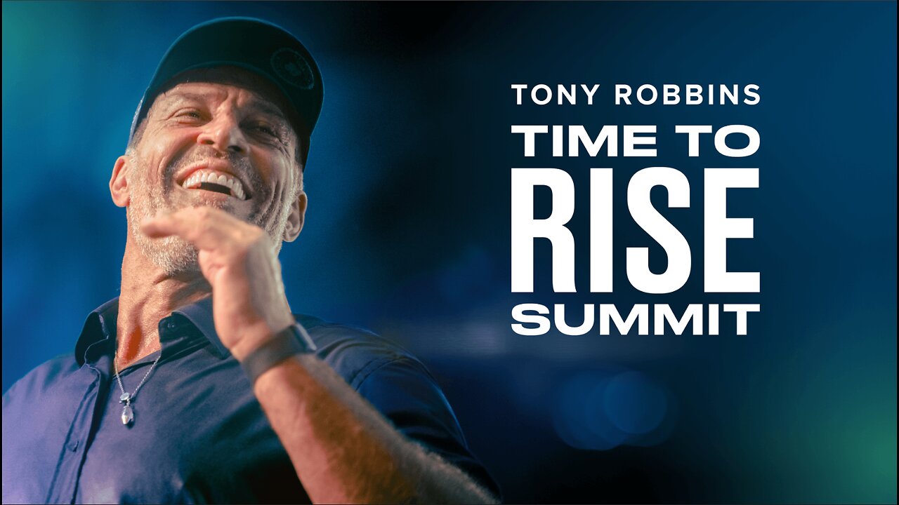 Watching Tony Robbins Time to Rise Summit. Tryna be POSITIVE!