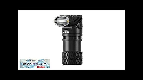 WUBEN L1 SST40 + P9 Dual Light Sources 2000LM L-shape Flashlight Headlamp Review