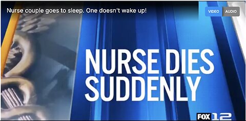 Nurse couple goes to sleep. One doesn't wake up!