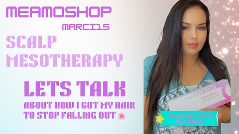 REVIEW - Meamoshop Jeunetique EXO MESO therapy for hair growth