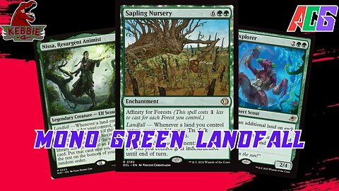 Mono Green Landfall | Magic the Gathering Arena | Lorwyn Eclipsed | Pioneer Gameplay