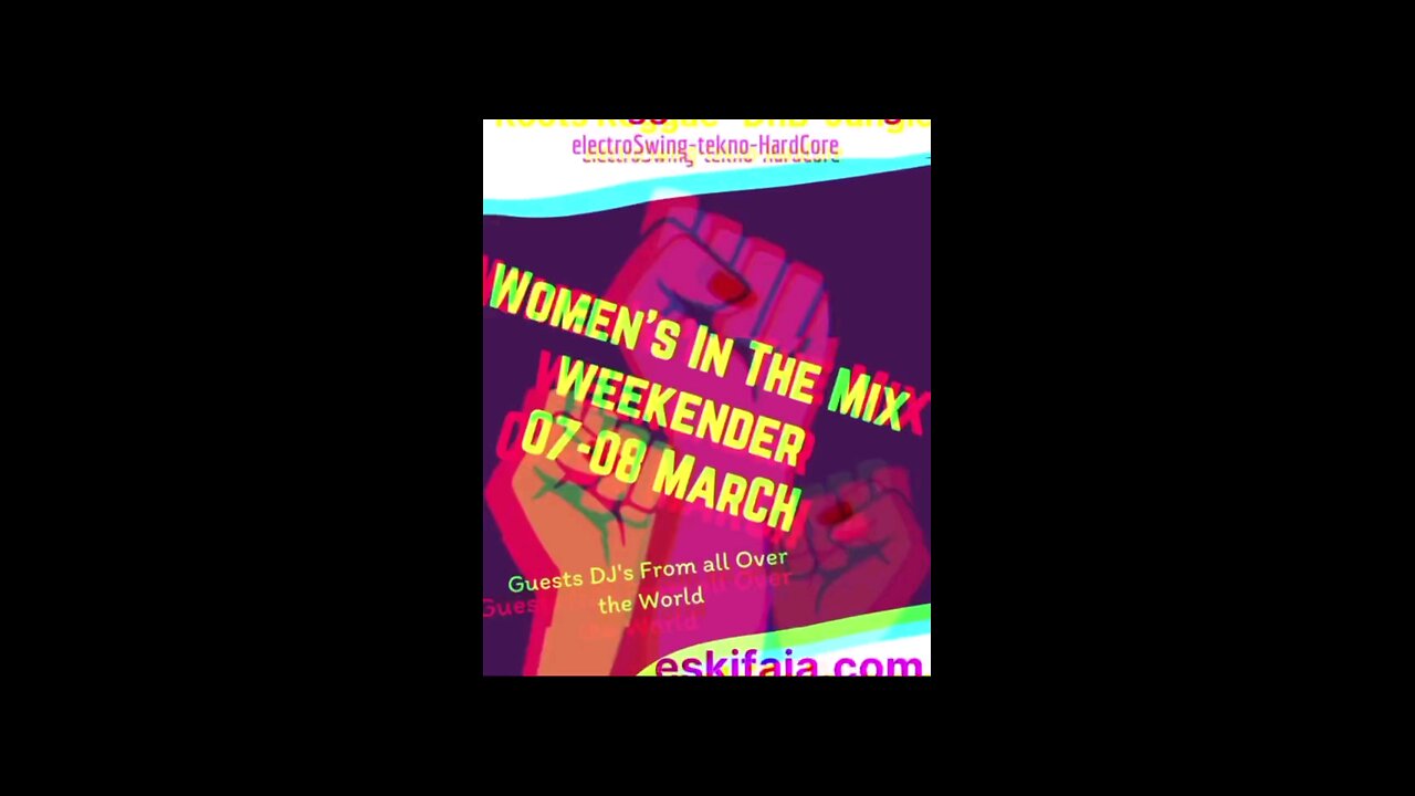 Tune in to Eskifaia.com for Womens in the Mix!! This weekend!! Featuring ICY1 Tracks 🙌🏻🙌🏻✅️🔥