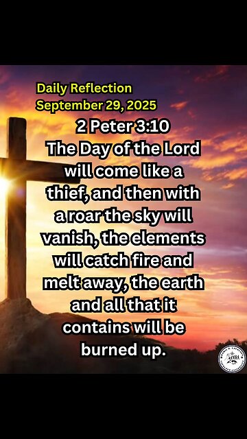 Daily Reflection September 29, 2025 #faith #bible #reflection