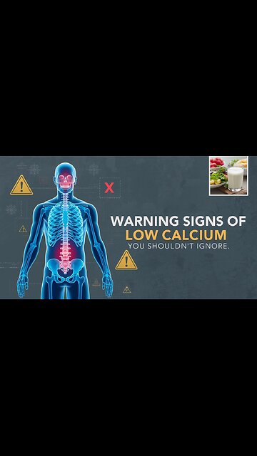 Warning Signs of Low Calcium You Shouldn’t Ignore! #shortsfeed #calciumdeficiency #health #nutrition