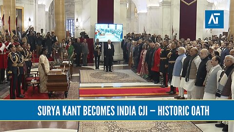 India’s New Chief Justice Surya Kant Takes Oath — A Historic First | Amaravati Today