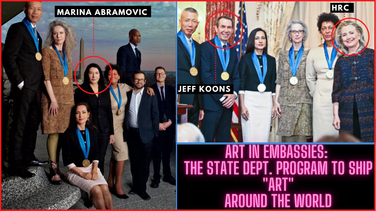 Pedos of the Ocean; Art in Embassies & Ghislaine Maxwell