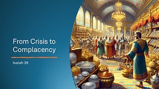 November 23, 2025 - "From Crisis to Complacency" (Isaiah 39)