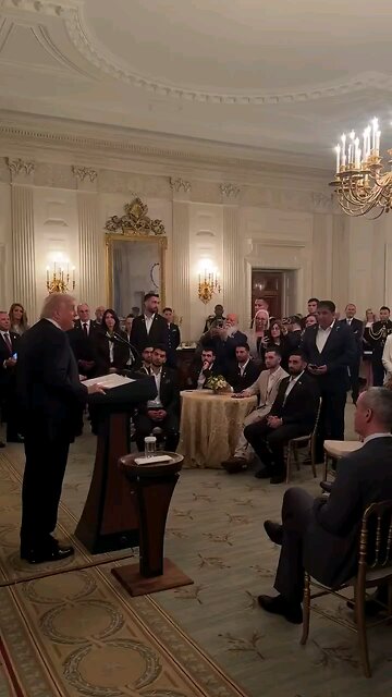 President Trump to 26 of the 28 living hostages that were released as a result of the ceasefire