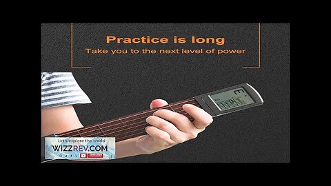 Pocket Guitar Left Hand Portable 6 String Guitar Chord Trainer Guitar Finger Review