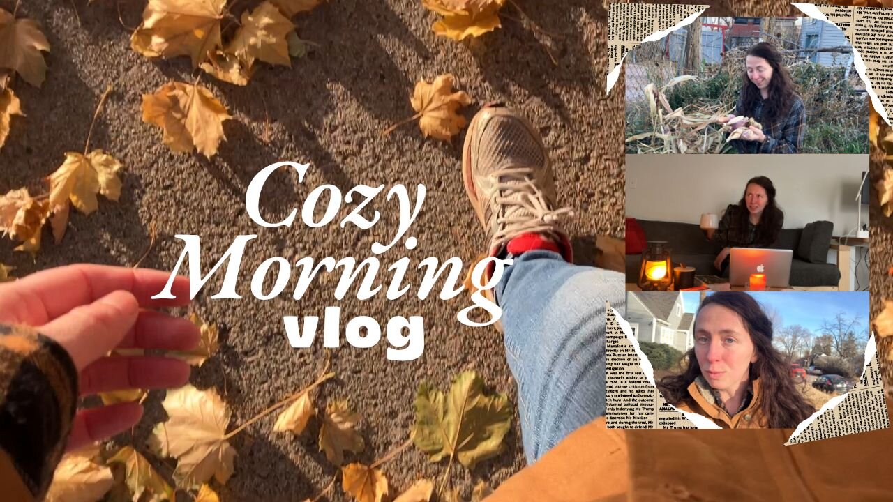 Corn Harvest, Cozy Story, Thoughts about Depression, and More! #vlog