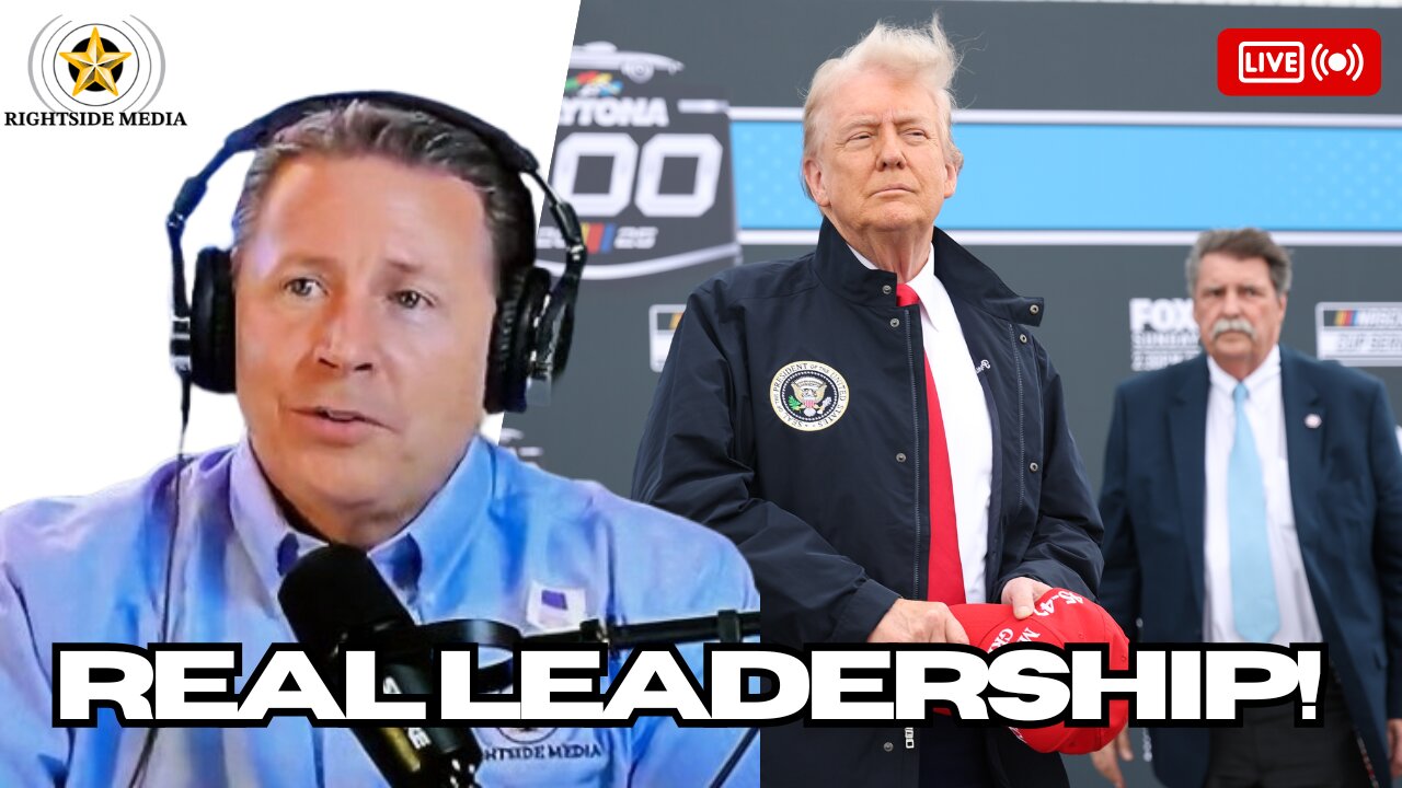 Trump Attends Daytona 500! + JD Calls Out Germany! - Rightside Radio Broadcast - 2-17-25
