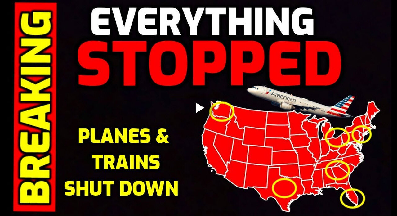 BREAKING: Massive "Glitch" Hits before Christmas - Planes Grounded & Trains Shut Down!