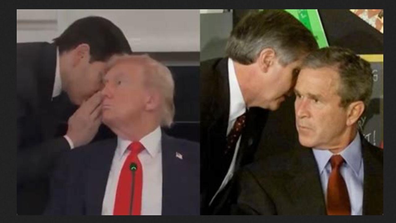 COINCIDENCE... Or TRUMP CANCELS EVIL [BUSH] & Makes Right.. in the Spiritual Realm, the Evil Done to Innocence? - [ REPEATS necessary. Q]