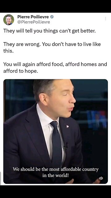 Pierre Poilievre - Canada - Affordability