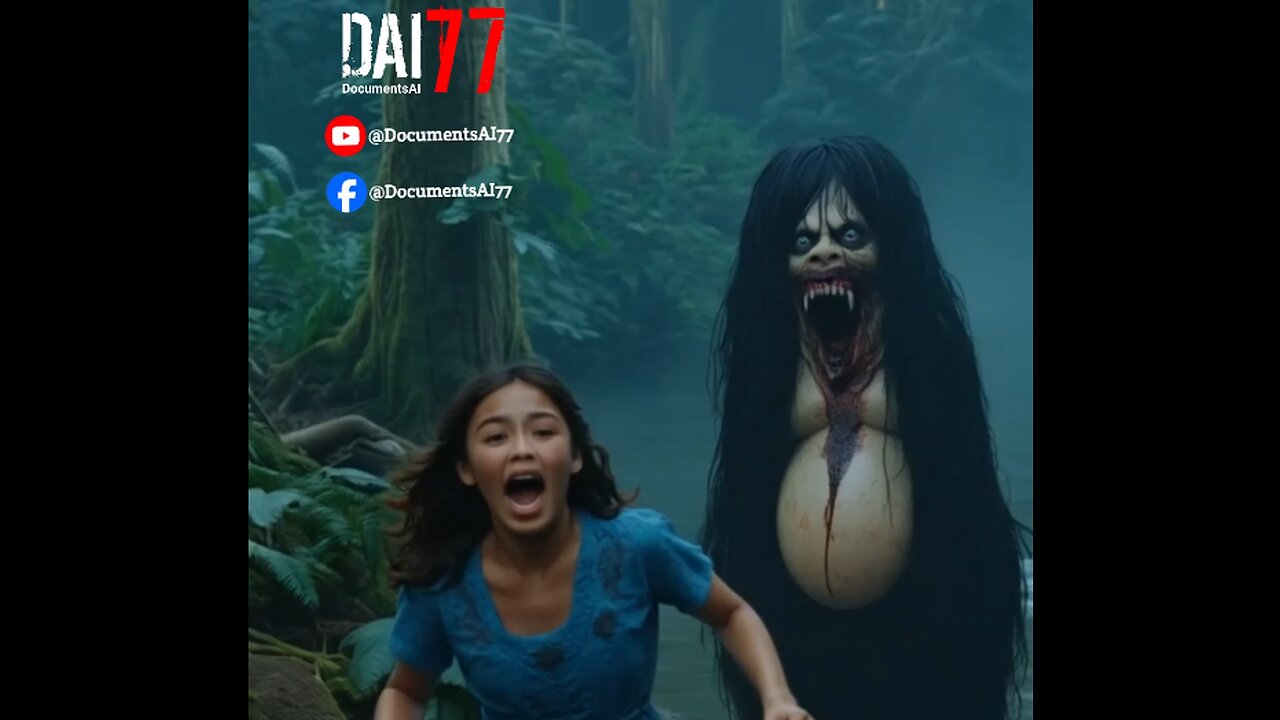 Haunted Pregnant Ghost Chases Javanese Girl! #DocumentsAI77 #HorrorShort