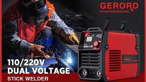 Portable Stick Welder 110v/220v, 140Amp ARC MMA Welder