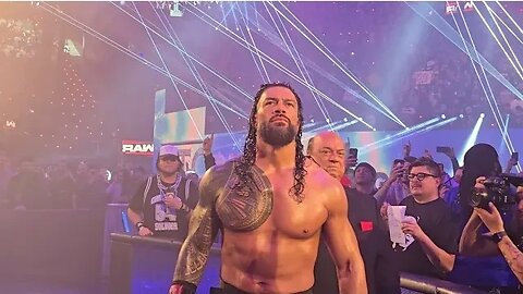 Roman Reigns WWE Raw Entrance | Epic Moment on Netflix | #WWE #RomanReigns #Wrestling #WWE #Netflix