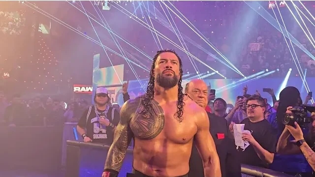 Roman Reigns WWE Raw Entrance | Epic Moment on Netflix | #WWE #RomanReigns #Wrestling #WWE #Netflix