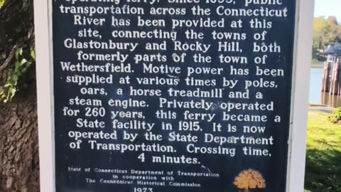America's oldest ferry - Rocky Hill–Glastonbury Ferry (est. 1655)