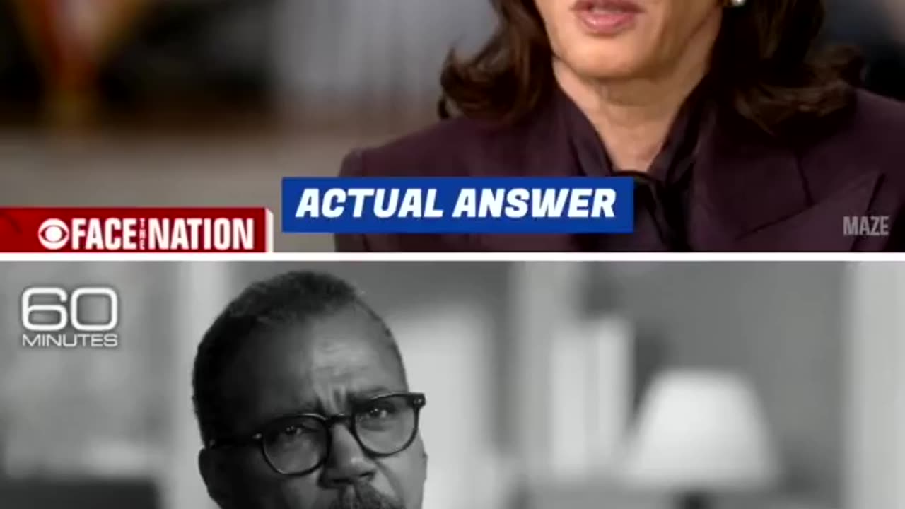 WATCH: New Video Shows How CBS Edited Harris Interview to Help Her