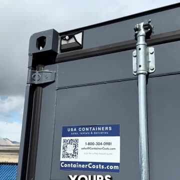 Illuminate Your Space with Exterior Solar-Powered Ultra-Bright Lights! 💡🚛 | USA Containers