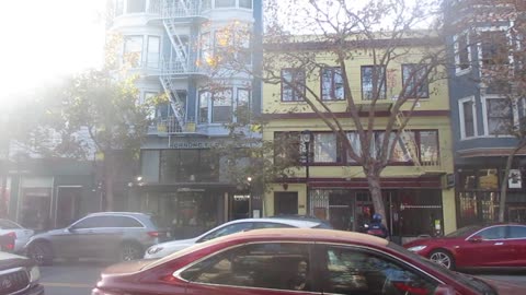 Outside of Muddy Waters Coffee House in The Mission, San Francisco. 12/7/2025.