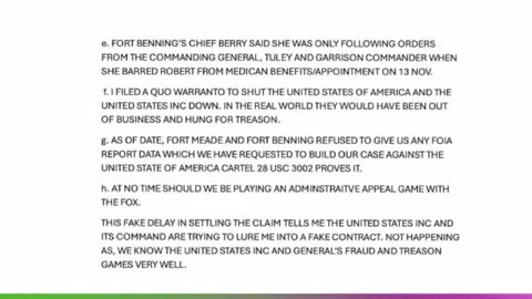 Judge Russel is challenged. You have 3 days to ANSWER THE USA INC CRIMES