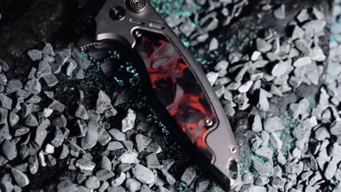 🔥 The Scarab 2.0 – The Ultimate Titanium & Carbon Fiber EDC Knife with M390 Blade 🔥