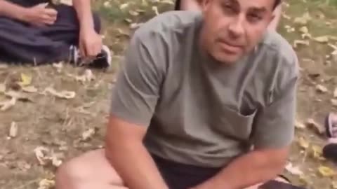 "Why are you in England? You're putting our children at risk."