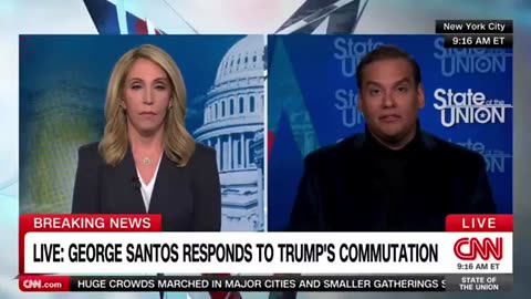 George Santos Learned of President Trump's Help Via TV News Chyron