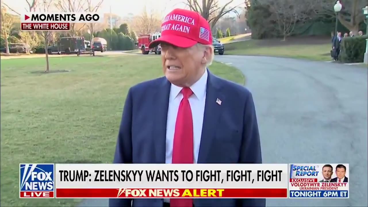 President Trump Doubles Down, No Deal With Zelenskyy Unless There’s Peace