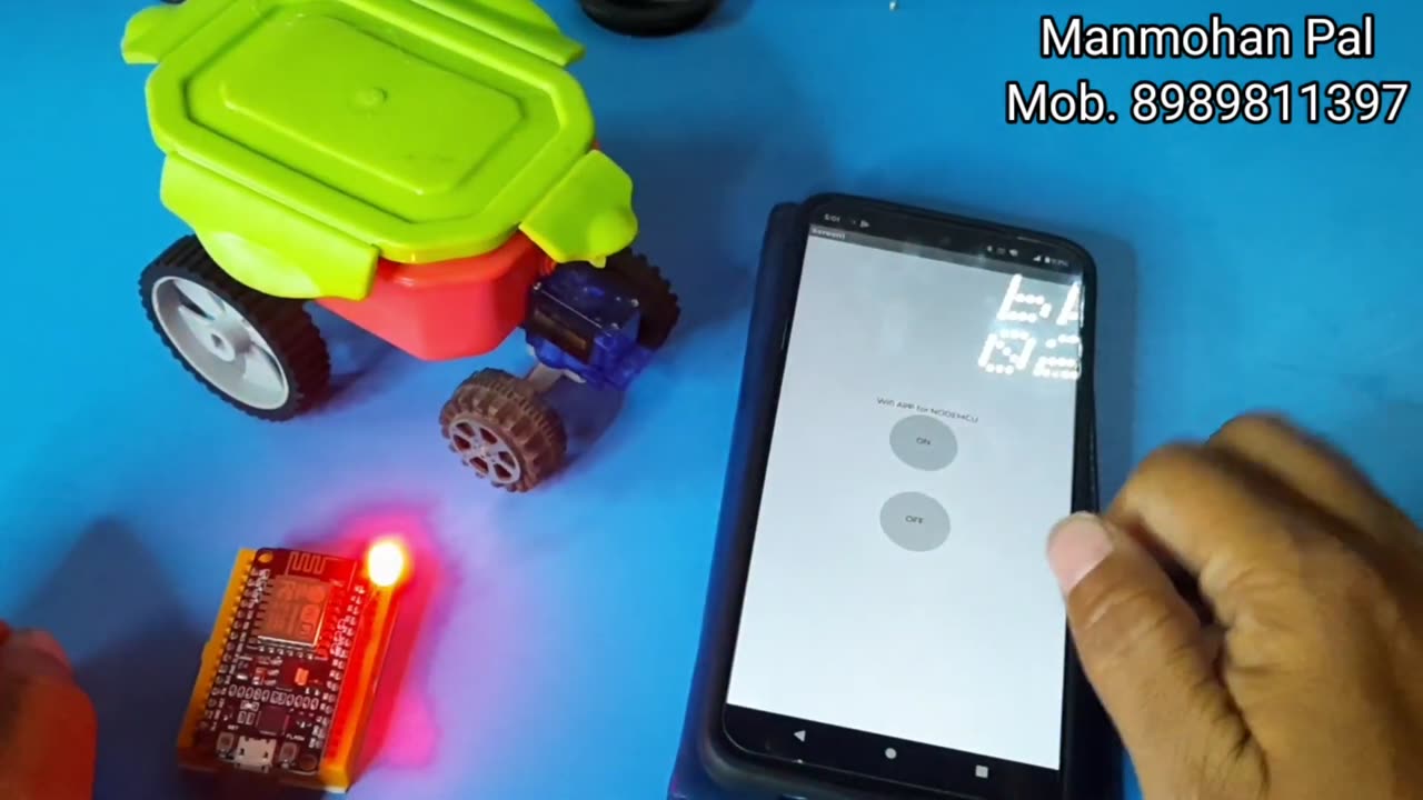 How to make android Wifi app to control LED on Nodemu Esp8266 by Manmohan Pal
