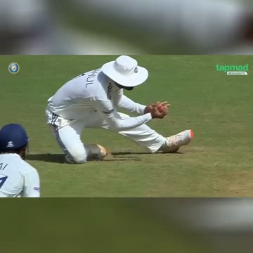 Flaying catch teken by Nitesh Kumar Reddy