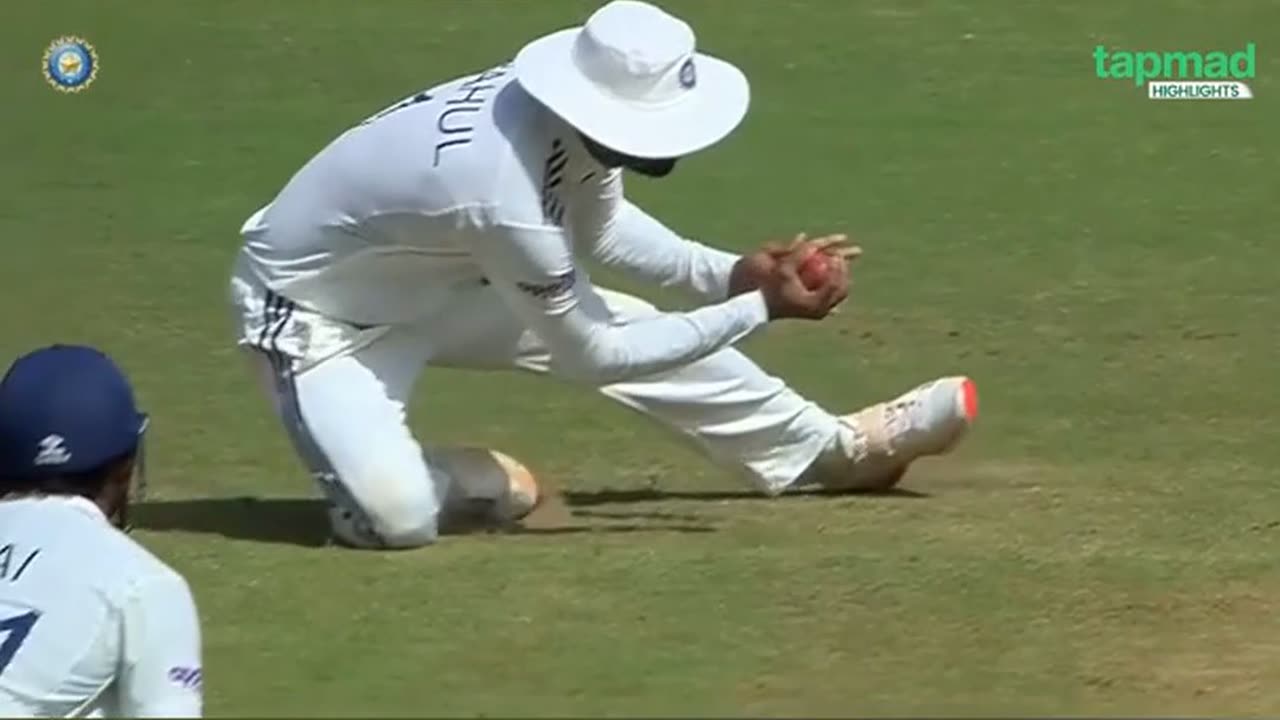 Flaying catch teken by Nitesh Kumar Reddy