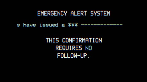 Emergency Alert System: New Year's Eve Interruption