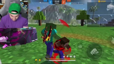 I PLAYED MINECRAFT INSIDE FREE FIRE for the FIRST TIME 😱 (EPIC Crossover!)