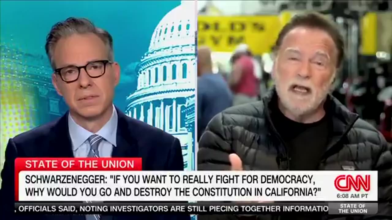 Arnold Schwarzenegger calls out the "extreme gerrymandering" in blue states: