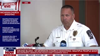 Grand Blanc Police Chief says 40 year old male drove his vehicle through the front doors
