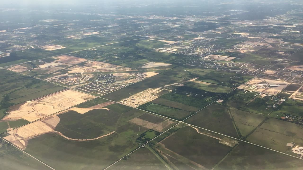 Houston from the Air (Texas)