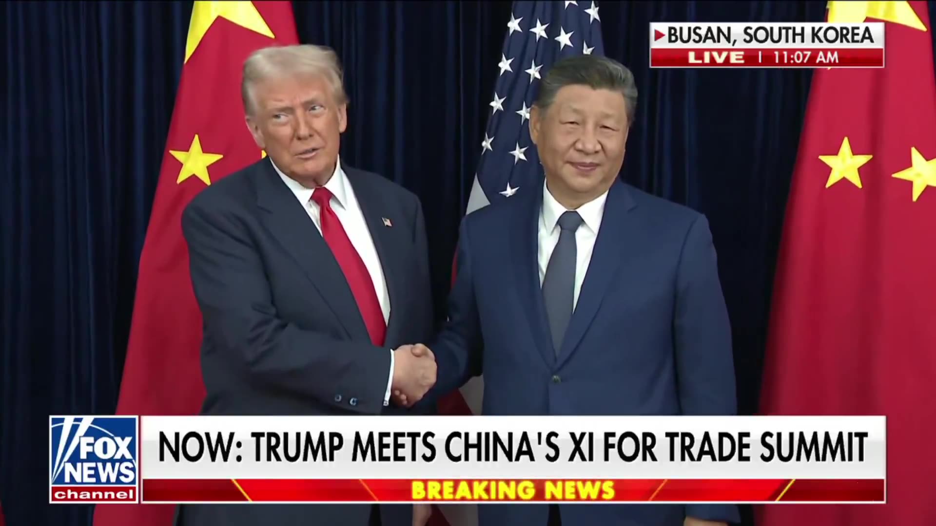 🚨 BREAKING: The meeting between President Trump and Chinese President Xi is now underway