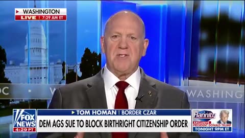 Tom Homan Puts Democrat Leaders On Notice As Deportation Operations Commence