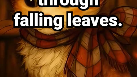 Autumn whispers through falling leaves #autumnambience #cosymeditation