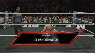 wwe 2k25 34 universe mode JD McDonagh VS Cruz Del Toro