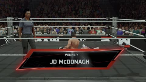 wwe 2k25 34 universe mode JD McDonagh VS Cruz Del Toro