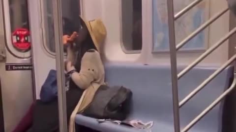 Crazy Women on NYC Subway